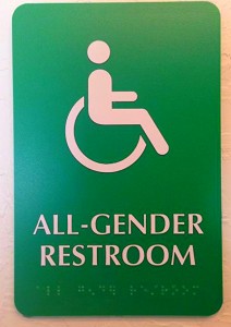 All-Gender restroom sign