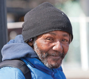 Older man homeless
